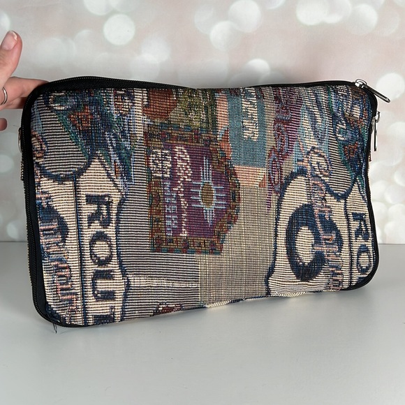 KORET Tapestry Bag/Shopping Tote w Wheels NEW - Picture 3 of 6